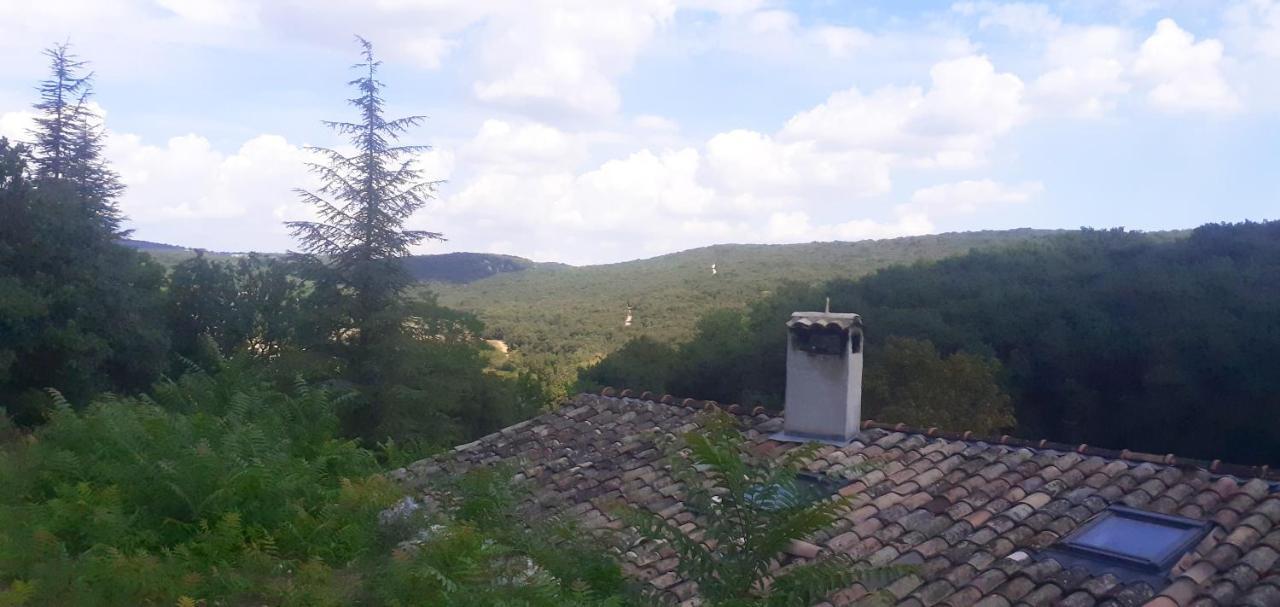 Gites La Ferme Accrochee A La Colline Lagorce  Buitenkant foto